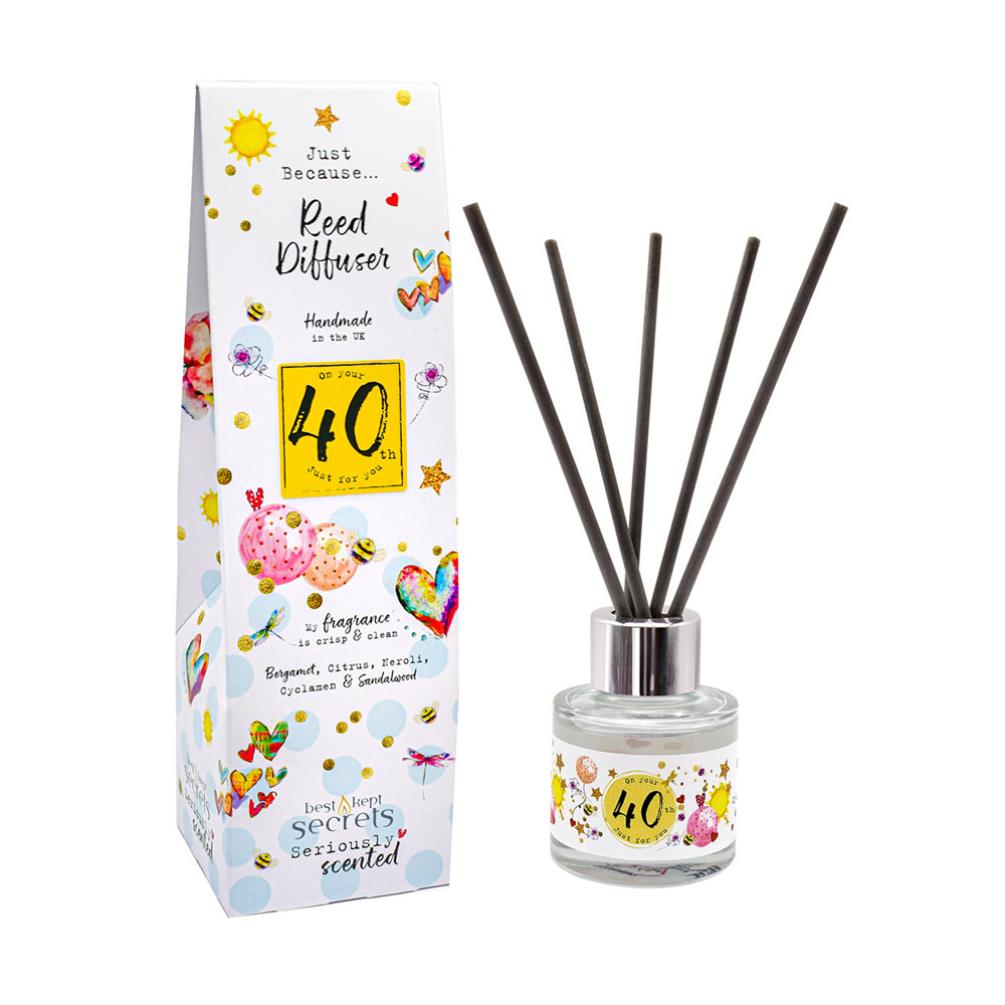 Best Kept Secrets 40th Birthday Sparkly Reed Diffuser - 50ml £8.99